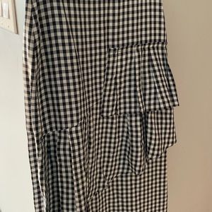 Tibi checkered skirt